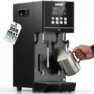 image:imageWantJoin 2000W Commercial Milk Frother amp Beverage Warmer  Professional Milk Steamer Machine with LED Display Panel for Latte Cappuccino Coffee Hot Chocolate and Milk Tea Perfect for Cafes amp Home2200 W
