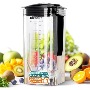 image:imageWantJoin Professional Commercial Blender Cups ONLY for WantJoin K90 Blender Shield Quiet Sound Enclosure 2200W Industries Strong and Quiet ProfessionalGrade Power Plastic
