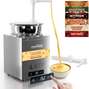 image:imageWantJoin Nacho Cheese Dispenser with Pump  46Qt Nacho Cheese Warmer with Digital Display Commercial Hot Fudge Dispenser W5Level Temperature Adjustment for Stainless Steel Hot Fudge Warmer